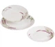 Набір тарілок Vittora Лаванда Wave VT-419L 18 предметів (104149) - зображення 1
