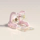 Развивающий коврик-ходунки 3 в 1 Beruty Baby Activity Pink (с пианино, ночником, от 0 до 24 месяцев) - изображение 5