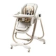 Дитячий стільчик для годування та гойдалка 3 в 1 Adbor Indigo V-8 Beige (з народження до 4 років, пульт ДК, електрогойдалка) - зображення 5