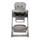 Детский стульчик для кормления 3 в 1 4Baby Icon Gray (экокожа, функция шезлонга, регулировка высоты, колеса) - изображение 3