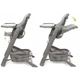 Детский стульчик для кормления 3 в 1 4Baby Icon Gray (экокожа, функция шезлонга, регулировка высоты, колеса) - изображение 6