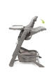 Детский стульчик для кормления 3 в 1 4Baby Icon Gray (экокожа, функция шезлонга, регулировка высоты, колеса) - изображение 9