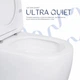 Унітаз-компакт Qtap Robin Ultra Quiet безобідковий із сидінням Soft-close QT13226089AW - зображення 6