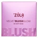 ZOLA Velvet Blush Glow Рум’яна 04 Ніжна троянда Soft Rose - зображення 2