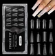 Верхні форми для нарощування нігтів Finger Tip Plastic Form System 288 шт - изображение 2