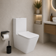 Унитаз-компакт Qtap Crow Eco безободковый с седалием Soft-close QTCRO27W48750 - изображение 1