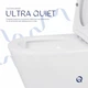 Унитаз напольный Qtap Swan Ultra Quiet с сиденьем Soft-close 640x360x835 мм QT16222182TW White - изображение 6