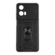 Чехол накладка Guard Shield Armor с кольцом для Motorola G24 Power Black - изображение 3
