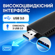 Wi-Fi адаптер Двухдиапазонный USB Wi-Fi адаптер 2.4/5GHz 1300 Mbps + BT5.0 адаптер Wireless Lan Card 11ac Black Pavlysh UWA-2 - изображение 3