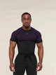 Футболка GYMSHARK черный с фиолетовым XL - изображение 1