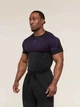 Футболка GYMSHARK черный с фиолетовым XL - изображение 2