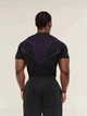 Футболка GYMSHARK черный с фиолетовым XL - изображение 3