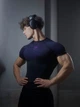 Футболка GYMSHARK черный с фиолетовым XL - изображение 5