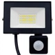 Прожектор светодиодный Lemanso Блеск LMPS106-30 SMD IP54 30Вт 230-240В 6500K 1800Лм с датчиком движения черный алюминий/стекло - изображение 1