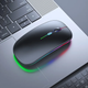 Бездротова миша з RGB підсвічуванням на 1600DPI + Bluetooth / Безшумна акумуляторна мишка для ПК - зображення 2