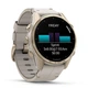 Смарт-часы Garmin fenix 8 43mm, AMOLED, Saph, SftGldSS/FogGryLeatherBnd, Excl, GPS (010-02903-40) - изображение 3