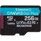 Карта памяти Kingston 256GB microSDXC сlass 10 UHS-I U3 V30 A2 Canvas Go Plus G4 (SDCG4/256GBSP) - изображение 1