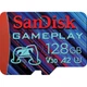 Карта памяти SanDisk 128GB microSD class 10 UHS-I U3 V30 A2 GamePlay (SDSQXAA-128G-GN6XN) - изображение 1