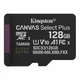 Карта пам'яті Kingston 128GB microSDXC class 10 UHS-I V10 A1 Canvas Select Plus (SDCS3/128GBSP) - зображення 1