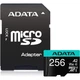 Карта памяти ADATA 256GB microSD class 10 UHS-I U3 V30 A2 Premier Pro SD 6.0 (AUSDX256GUI3V30SA2-RA1) - изображение 3