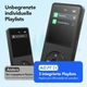 MP3-плеер AGPTEK A02X черный с экраном 1,8 дюйма памятью 32 ГБ функциями FM радио диктофоном поддержкой видео электронных книг и временем работы до 70 часов - изображение 3