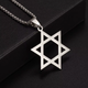 Стильний кулон-амулет "ЗіркаJ" на ланцюгу 42*30 мм [A4551] Zhijia Jewelry Сріблястий - зображення 2