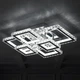 LED люстра потолочная с пультом 272W на 6 квадратов с хрустальными вставками 3000-6500К хромовая Svet SY-1604 CR DIMMER - изображение 5