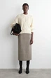 Джемпер жіночий COS cable-knit wool-cashmere jumper 1304888001 M Кремовий - изображение 2