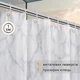 Шторка для ванной комнаты Spazio Noir Elegance 200х180 без колец - изображение 5