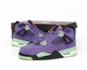 Кроссовки женские и мужские Ni Air Jord 4 Retro Canyon Purple / Най аир Джорд 4 фиолетовые высокие 40 - изображение 4