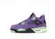 Кроссовки женские и мужские Ni Air Jord 4 Retro Canyon Purple / Най аир Джорд 4 фиолетовые высокие 40 - изображение 7