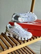Кроссовки женские и мужские Ni Shox white gray reflective / Най Шокс белые серые рефлективные 40 - изображение 8