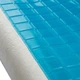 Профилированная ортопедическая подушка Malatec 24238 с пеной Memory и охлаждающей гелевой вставкой - изображение 6