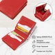 Небольшое женское портмоне GRANDE PELLE 11565 Красный - изображение 3