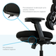 Кресло компьютерное офисное эргономичное OfficePro FlexCore ОС120B Black - изображение 13