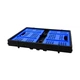 Ящик складной HP - 1185 568.5×410×272.5 мм для хранения рыбалки овощей инструментов контейнер с крышкой в багажник для вещей обуви бокс пластиковый для фруктов - изображение 12