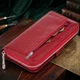 Вертикальний місткий гаманець зі шкіри жіночий ST Leather 19307 Бордовий - зображення 3