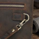 Красивая барсетка мужская в коже Crazy horse Vintage 14954 Коричневая - изображение 3