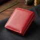 Женский компактный кошелек с карманом для монет из натуральной кожи ST Leather 22689 Красный - изображение 4