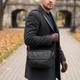 Сумка Vintage 14548 з натуральної шкіри зерниста Чорна - зображення 2