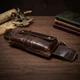 Поясная cумка мужская Vintage 14815 Коричневая - изображение 4