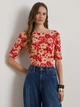 Футболка хлопковая женская Ralph Lauren 498978203 M Красная (1161811515) - изображение 1