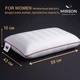 Подушка ортопедична (стружка Memory) №4010 Noble stripe Royal Pearl Women 59*43*10 см 590*430*100 Classic - зображення 1