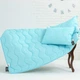 Набор антиалергенных подушек Eco Light Blue №1601 EcoSilk микросатин 50*70*2 - изображение 4