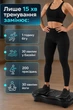 Виброплатформа фитнес-тренажер для похудения с Bluetooth, дисплеем, пультом и эспандерами – вибрационная платформа для домашних тренировок с массажной поверхностью Черный (md-17146) - изображение 5