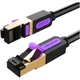 Патч-корд 10м, S/FTP cat 7 RJ-45 black Vention (ICDBL) - зображення 1