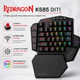 Беспроводная, одноручная механическая клавиатура REDRAGON K585-KS, красные свитчи, RGB 16 режимов, 7 макро-клавиш - изображение 1