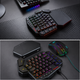 Беспроводная, одноручная механическая клавиатура REDRAGON K585-KS, красные свитчи, RGB 16 режимов, 7 макро-клавиш - изображение 6