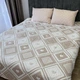 Муслиновый плед-покрывало Mallory Home 3-слойный двусторонний 200×230 см бежевый сердце - изображение 7