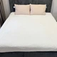 Плед покрывало Соты микрофибра 200x220 см белый - изображение 5